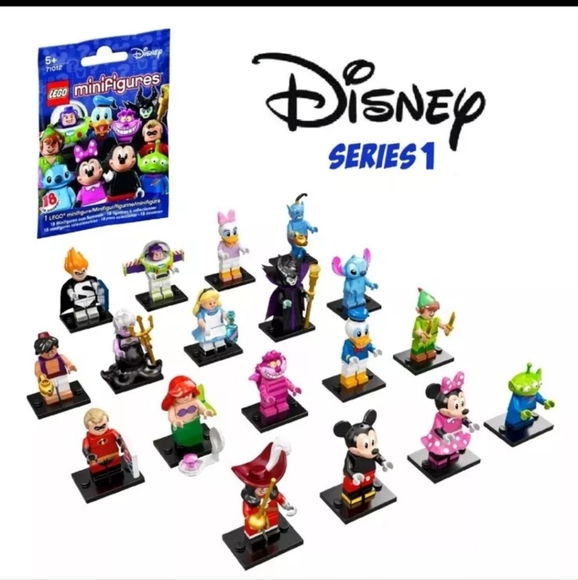 LEGO DISNEY Series Collectible Minifigures 71012 Complete Set